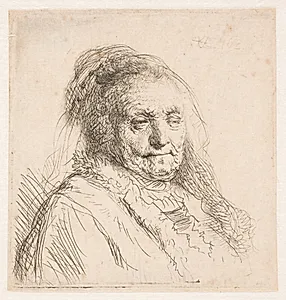 Rembrandts moder by Rembrandt van Rijn