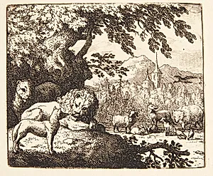 Renard fortsætter sin historie by Allaert van Everdingen