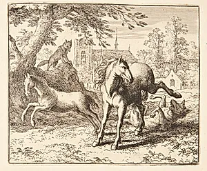 Renard narrer ulven by Allaert van Everdingen