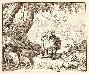 Renard vender hjem by Allaert van Everdingen