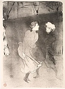 Répétition Générale aux Folies Bergère, Emilienne d'Alençon et Mariquita by Henri de Toulouse-Lautrec