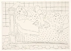 Repos, figure avec Gika by Henri Matisse