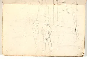 Rids af to figurer, samt det øverste af side 37s motiv by Martinus Rørbye