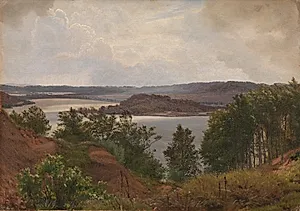 Ringholm ved Laven nær Silkeborg by Vilhelm Kyhn