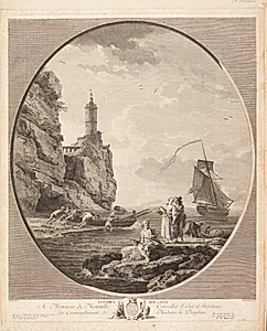 Robåden sættes i vandet (La Barque mise a flot)