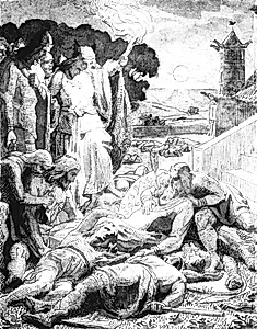 Rolfs død by Lorenz Frølich