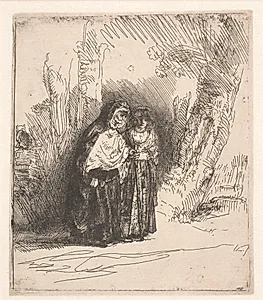 Romakvinde fra Spanien by Rembrandt van Rijn