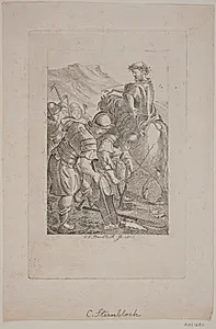 Romersk soldater planter vin by C. Steenbloch