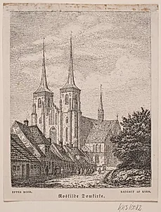 Roskilde domkirke by Vilhelm Kyhn