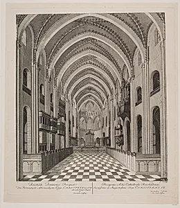"Roskilde Domkirkes Prospekt" by Georg Christian Schule