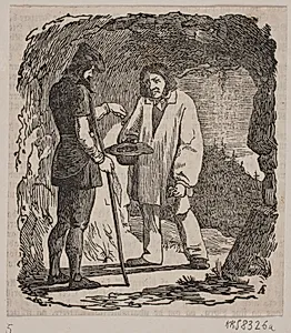 Rübezahl og Bonden by Andreas Flinch