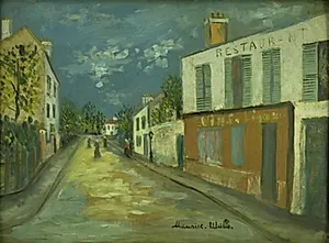 Rue à Paris by Maurice Utrillo