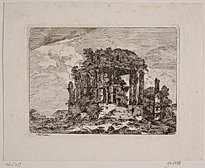 Ruiner af et mausoleum by Jens Petersen Lund