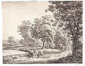 Rytter på en landevej by Anthonie Waterloo