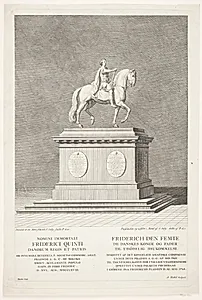 Rytterstatuen af Frederik V på Amalienborg Slotsplads