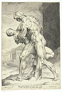 Sabinerindens rov by Jan Harmensz. Muller