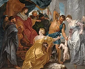 Salomons dom by Peter Paul Rubens
