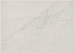 San Benedetto ved Subiaco by Jørgen Roed