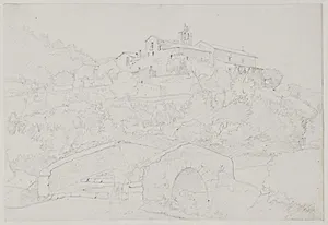 San Francesco ved Subiaco by Jørgen Roed