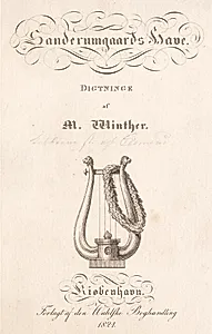 Sanderumgaards Have. Digtninge af M. Winther by J.F. Clemens