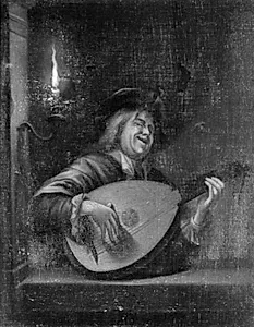 Sanger med luth by Jan Steen