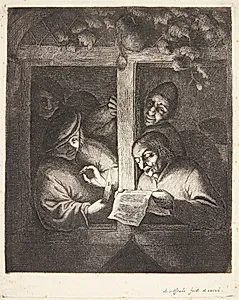 Sangerne by Adriaen van Ostade