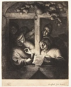 Sangerne by Adriaen van Ostade