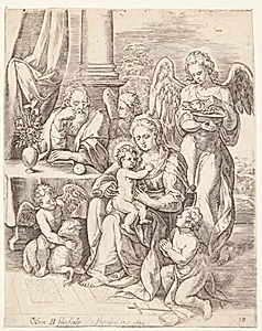 Sankt Johannes af Matha by Nicolas Pitau (I)