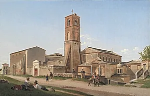 Sant' Agnese fuori le mura by C.W. Eckersberg