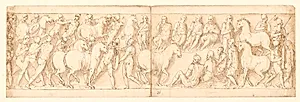 Sarmaterne forhandler fred by Giovanni Guerra