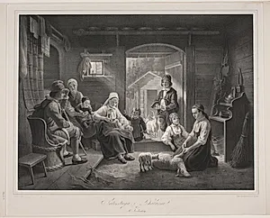 Säterstuga i Dalarne