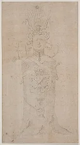 Satire, angiveligt over Grev Ditlev Reventlow by Johannes Wiedewelt