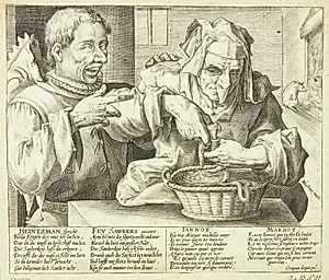 Satire over hygiejne by Crispijn de Passe (I)