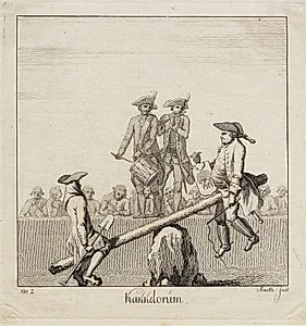 Satirisk blad. "Kakkelorum" by J.F. Clemens