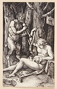 Satyrfamilien by Albrecht Dürer