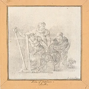 Scene af "Barberen i Sevilla" by C.A. Lorentzen