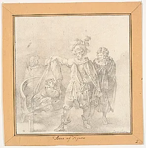 Scene af "Figaros bryllup" by C.A. Lorentzen