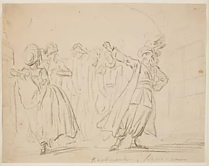Scene fra Købmanden i Smyrna by Peter Cramer