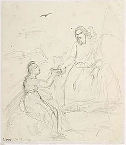 Scene fra nordisk mytologi med Odin by Dankvart Dreyer