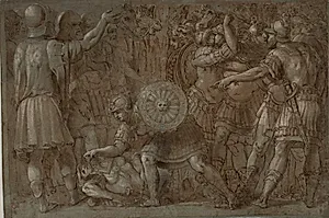 Scene fra romersk historie by Ubekendt