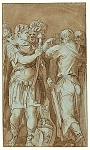 Scene fra romersk historie by Ubekendt