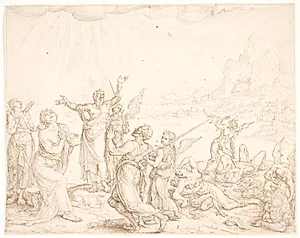 Sed libera nos (men fri os) by Maarten van Heemskerck