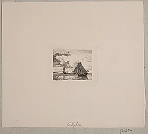 Sejlene i smult vand by Vilhelm Kyhn