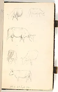 Seks køer by P.C. Skovgaard