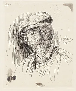 Selvportræt by P.S. Krøyer