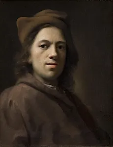 Selvportræt by Balthasar Denner
