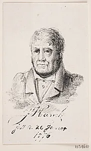 Selvportræt by Johan Hanck
