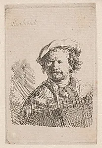 Selvportræt by Rembrandt van Rijn