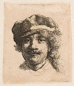 Selvportræt by Rembrandt van Rijn