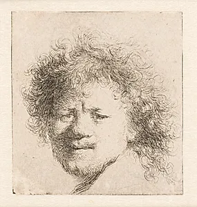 Selvportræt by Rembrandt van Rijn